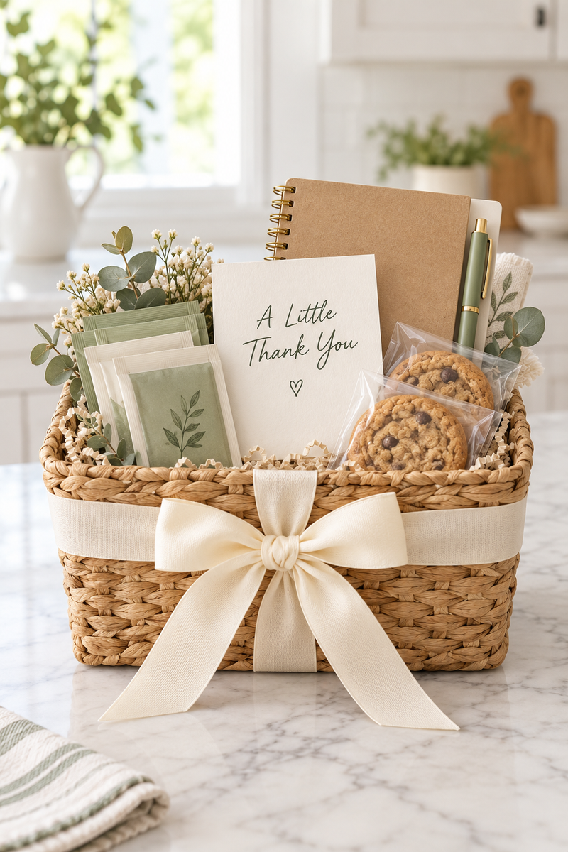 Gift baskets handmade by Melissa's Little Joys
