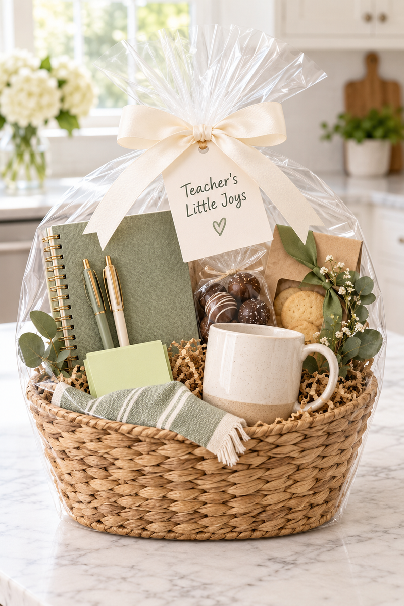 Teacher's Little Joys — gift basket by Melissa's Little Joys